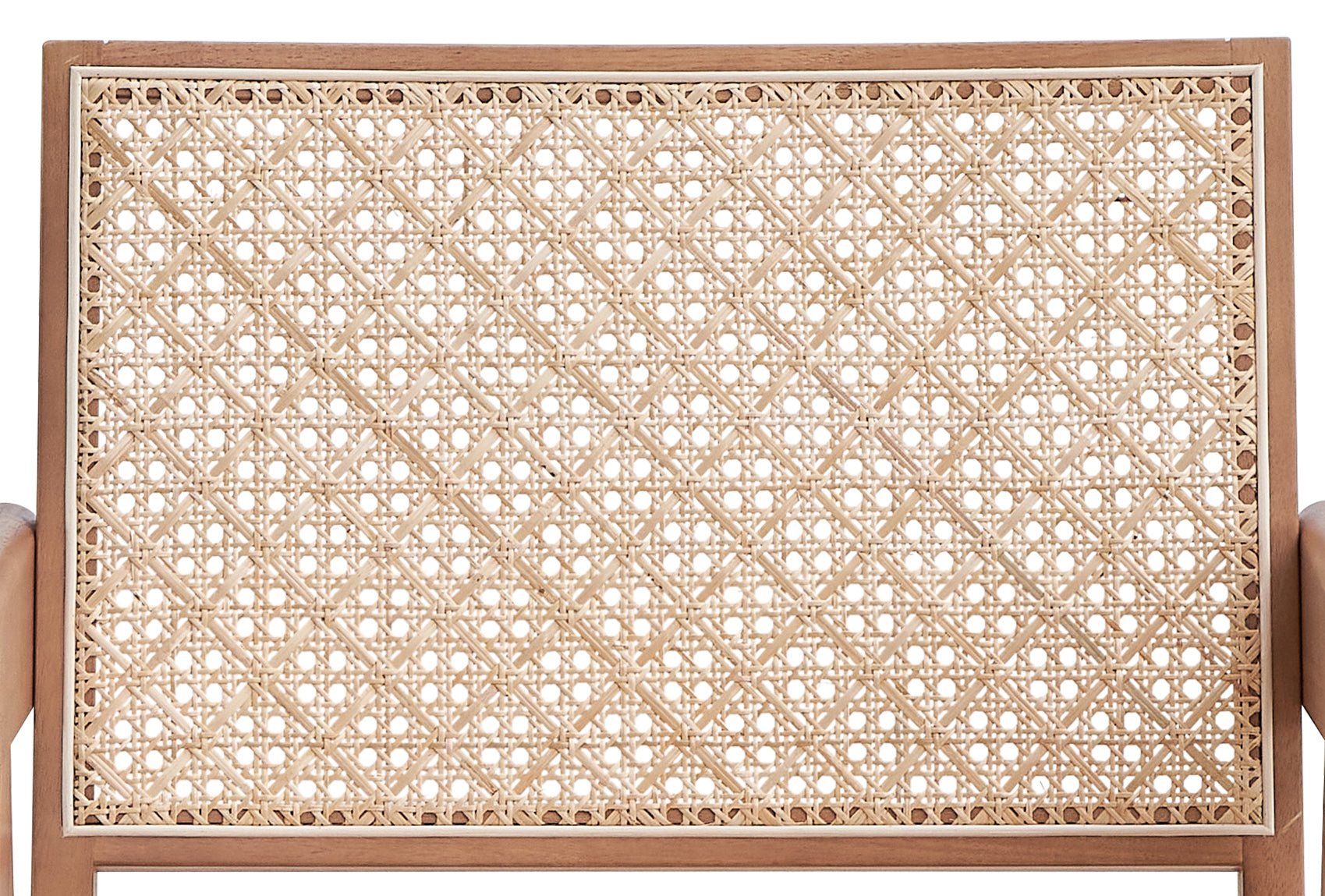 Velentina Rattan & Natural Finish Accent Chair - 1st Choice Furniture Direct
