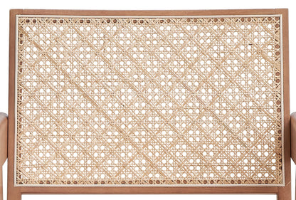 Velentina Rattan & Natural Finish Accent Chair - 1st Choice Furniture Direct