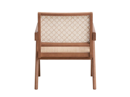 Velentina Rattan & Natural Finish Accent Chair - 1st Choice Furniture Direct