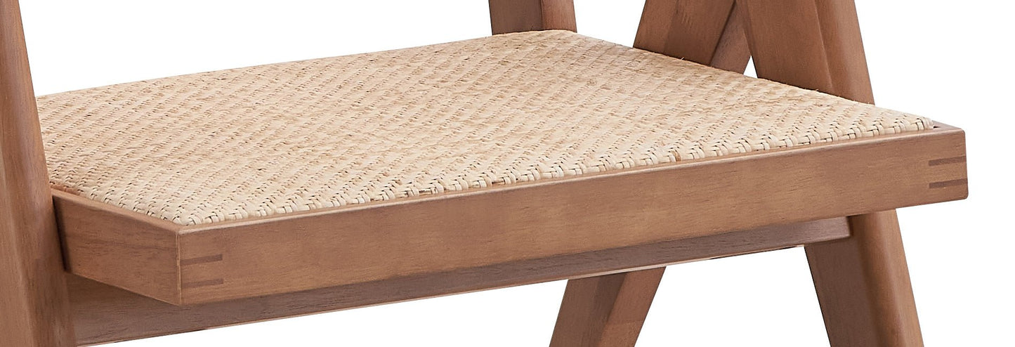 Velentina Rattan & Natural Finish Accent Chair - 1st Choice Furniture Direct