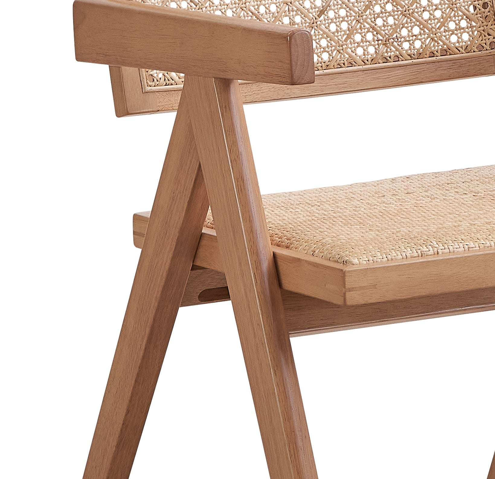 Velentina Rattan & Natural Finish Arm Chair (Set of 2) - 1st Choice Furniture Direct