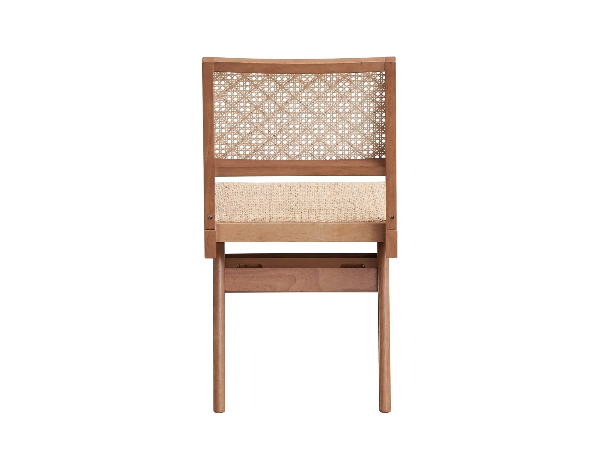 Velentina Rattan & Natural Finish Side Chair (Set of 2) - 1st Choice Furniture Direct