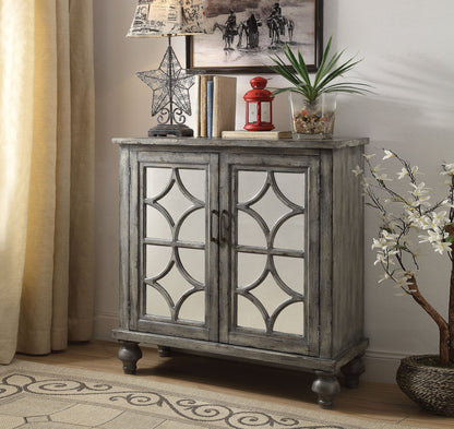 Velika Weathered Gray Finish Console Table - 1st Choice Furniture Direct