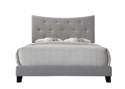 Venacha Gray Fabric Queen Bed - 1st Choice Furniture Direct