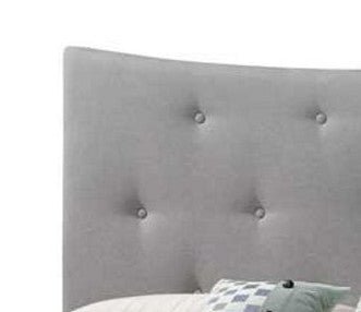 Venacha Gray Fabric Queen Bed - 1st Choice Furniture Direct