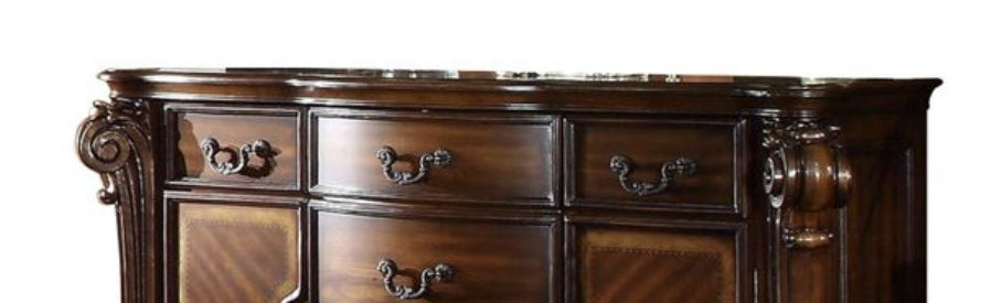 Vendome Cherry Finish Dresser - 1st Choice Furniture Direct