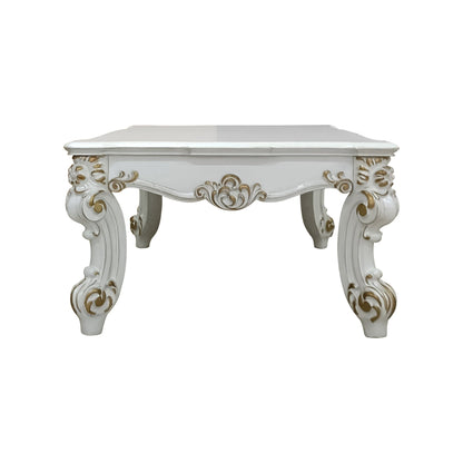Vendome II Antique Pearl Finish Coffee Table - 1st Choice Furniture Direct