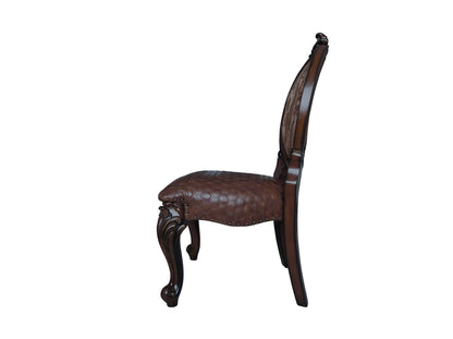 Versailles Cherry Finish Side Chair (Set of 2) - 1st Choice Furniture Direct