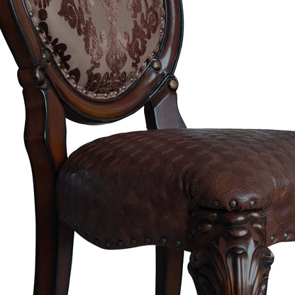 Versailles Cherry Finish Side Chair (Set of 2) - 1st Choice Furniture Direct