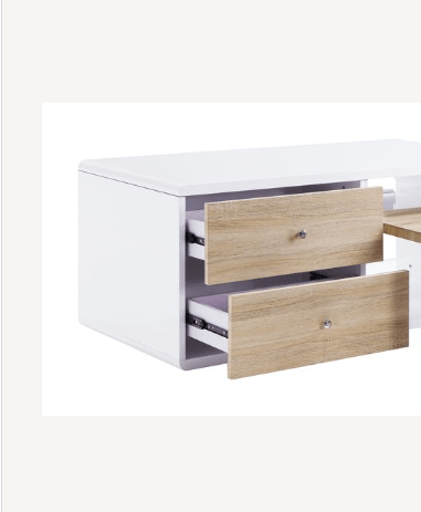 Verux White High Gloss Finish Coffee Table - 1st Choice Furniture Direct
