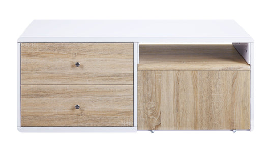 Verux White High Gloss Finish Coffee Table - 1st Choice Furniture Direct