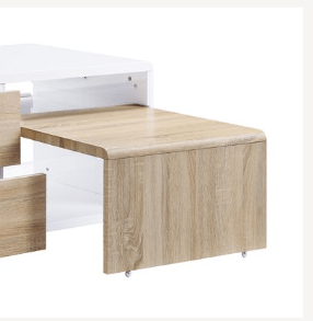 Verux White High Gloss Finish Coffee Table - 1st Choice Furniture Direct
