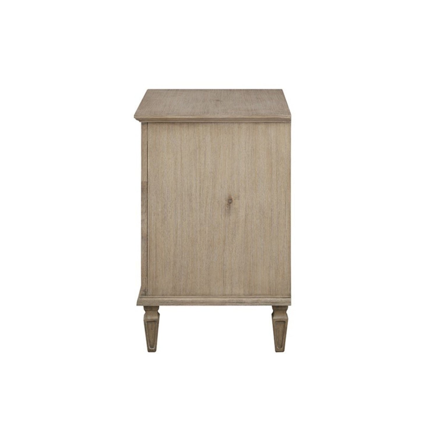 Victoria Nightstand French - Inspired Design Natural Finish Solid Wood 24x19x29 - 1st Choice Furniture Direct
