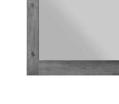 Vidalia Rustic Gray Oak Finish Mirror - 1st Choice Furniture Direct