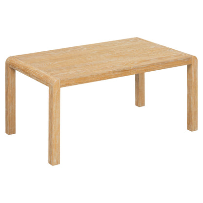 [Video Provided] TREXM Vintage Extendable Dining Table Set for 4 - 6 with 4 Upholstered Chairs and 1 Bench, Rustic Wire Brushed Kitchen Table Set with Curved Design for Dining Room and Kitchen (Natural) - 1st Choice Furniture Direct