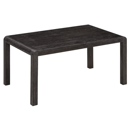 [Video Provided]TREXM Vintage Extendable Dining Table Set for 4 - 6 with 4 Upholstered Chairs and 1 Bench, Rustic Wire Brushed Kitchen Table Set with Curved Design for Dining Room and Kitchen (Espresso) - 1st Choice Furniture Direct