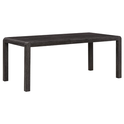 [Video Provided]TREXM Vintage Extendable Dining Table Set for 4 - 6 with 4 Upholstered Chairs and 1 Bench, Rustic Wire Brushed Kitchen Table Set with Curved Design for Dining Room and Kitchen (Espresso) - 1st Choice Furniture Direct