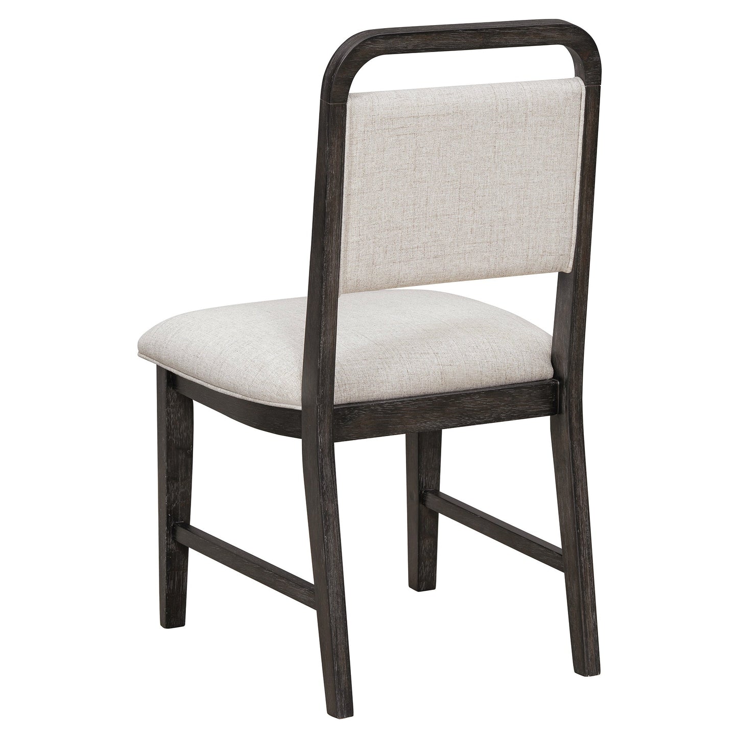 [Video Provided]TREXM Vintage Extendable Dining Table Set for 4 - 6 with 4 Upholstered Chairs and 1 Bench, Rustic Wire Brushed Kitchen Table Set with Curved Design for Dining Room and Kitchen (Espresso) - 1st Choice Furniture Direct