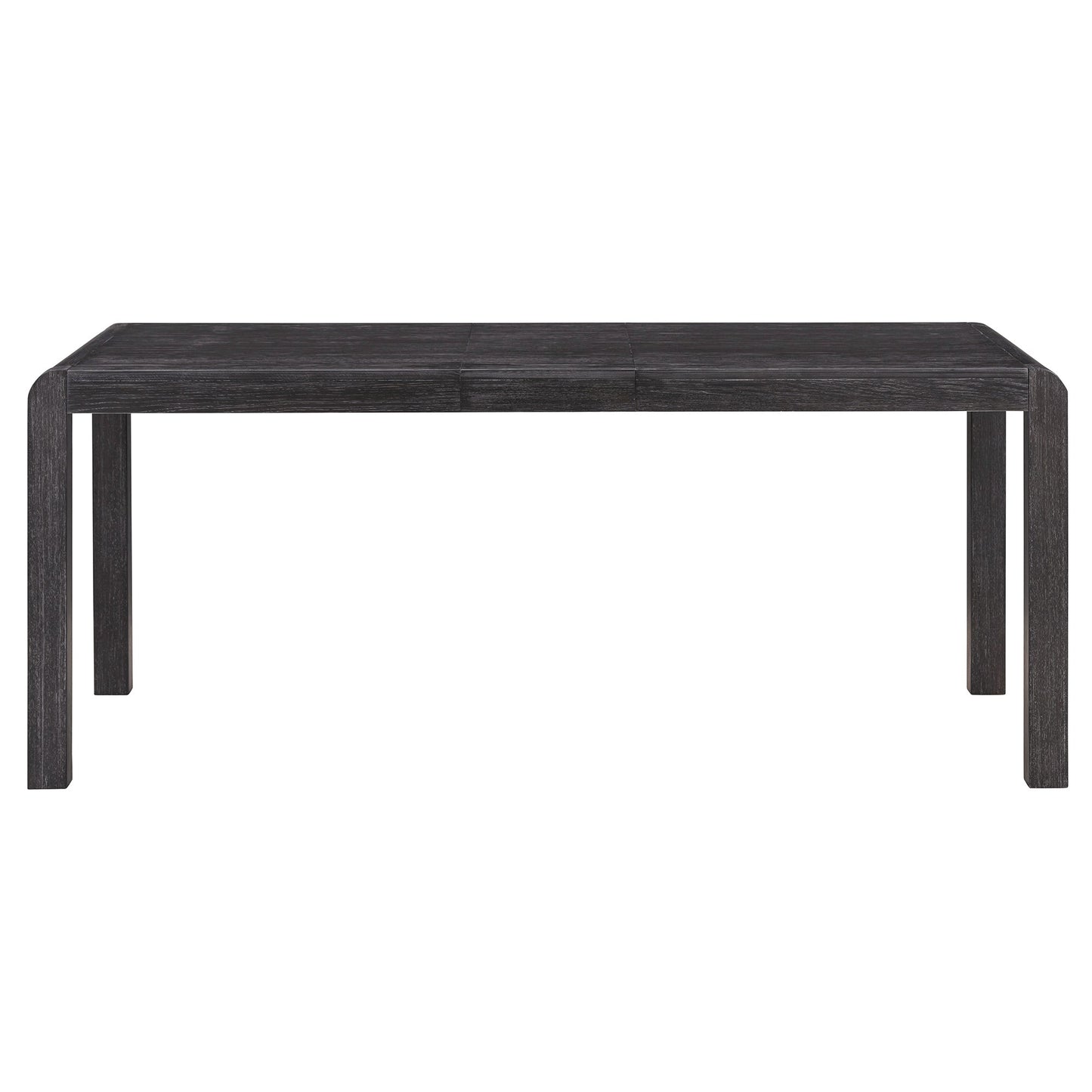 [Video Provided]TREXM Vintage Extendable Dining Table Set for 4 - 6 with 4 Upholstered Chairs and 1 Bench, Rustic Wire Brushed Kitchen Table Set with Curved Design for Dining Room and Kitchen (Espresso) - 1st Choice Furniture Direct