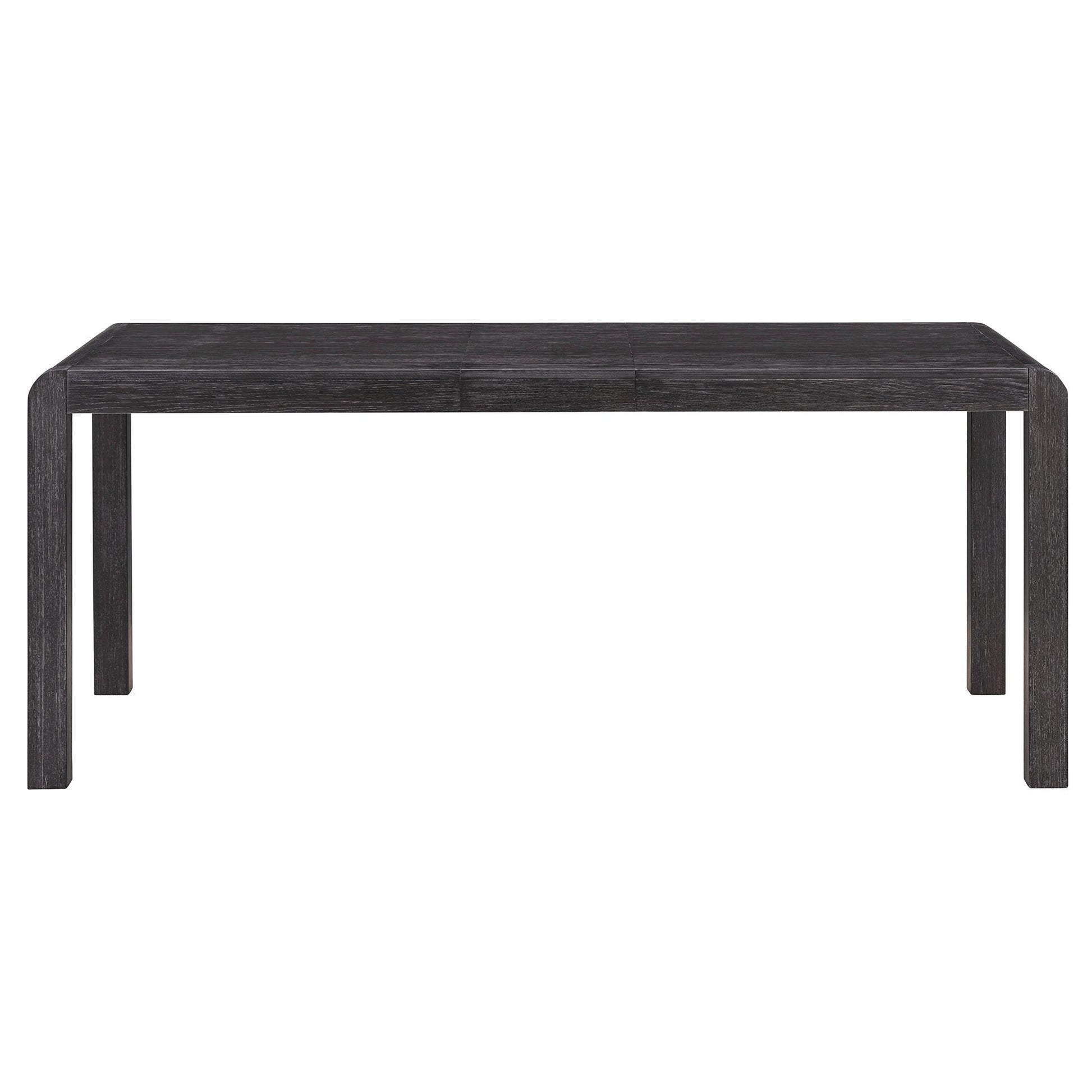 [Video Provided]TREXM Vintage Extendable Dining Table Set for 4 - 6 with 4 Upholstered Chairs and 1 Bench, Rustic Wire Brushed Kitchen Table Set with Curved Design for Dining Room and Kitchen (Espresso) - 1st Choice Furniture Direct