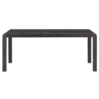 [Video Provided]TREXM Vintage Extendable Dining Table Set for 4 - 6 with 4 Upholstered Chairs and 1 Bench, Rustic Wire Brushed Kitchen Table Set with Curved Design for Dining Room and Kitchen (Espresso) - 1st Choice Furniture Direct