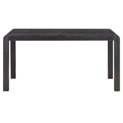 [Video Provided]TREXM Vintage Extendable Dining Table Set for 4 - 6 with 4 Upholstered Chairs and 1 Bench, Rustic Wire Brushed Kitchen Table Set with Curved Design for Dining Room and Kitchen (Espresso) - 1st Choice Furniture Direct