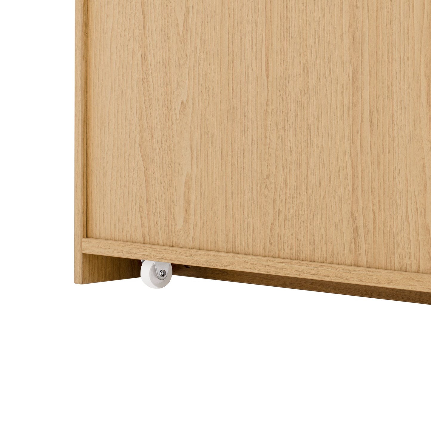 [VIDEO] TREXM Extendable Dining Table with Folding Tabletop, Bar Table with Drawers and Power Outlet, Kitchen Island with Wheels and Hooks, Sideboard for Kitchen and Dining Room (Natural+Creamy White) - 1st Choice Furniture Direct