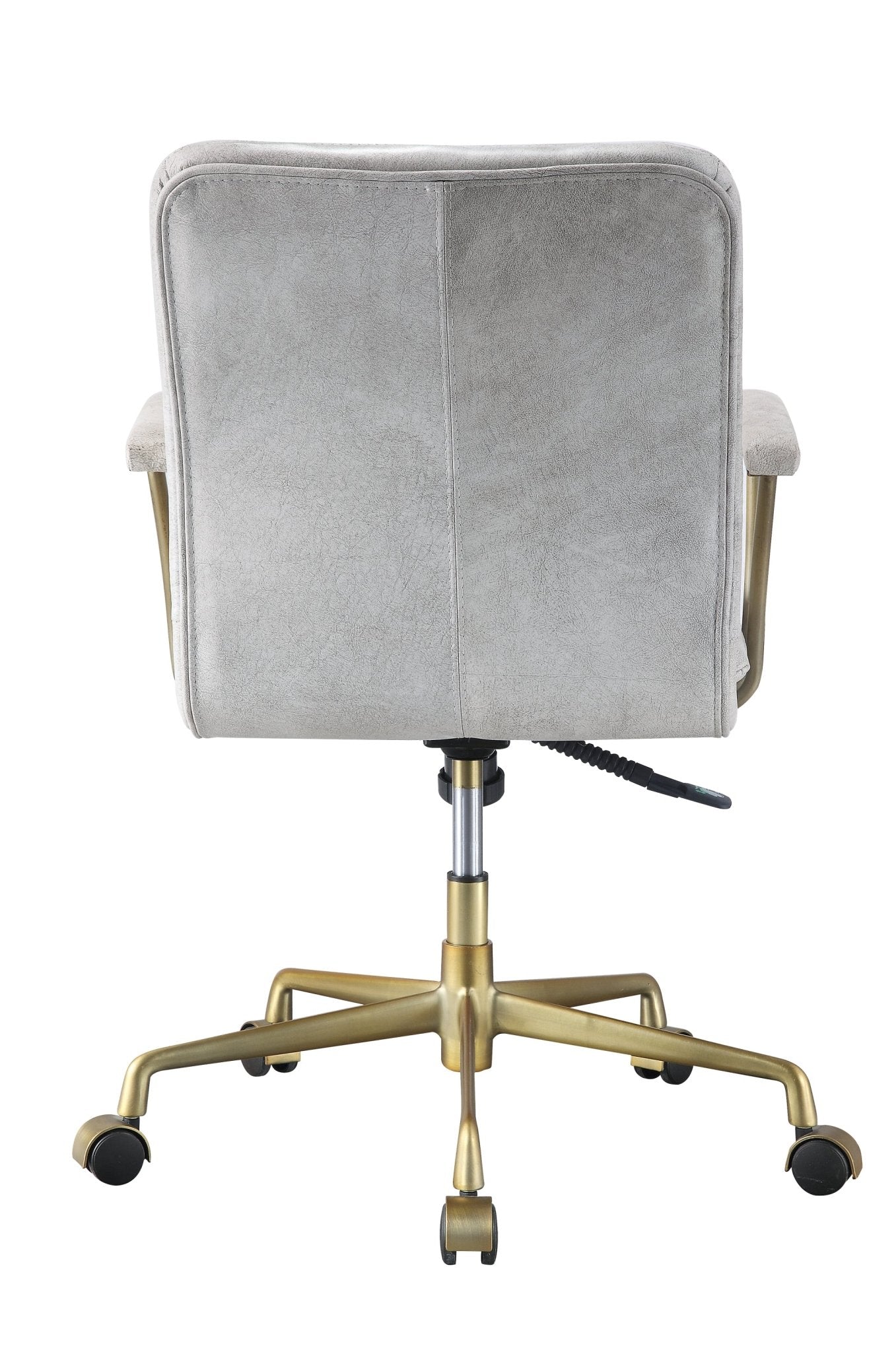 Vintage PU Leather Executive Office Chair with Walnut Frame - 1st Choice Furniture Direct