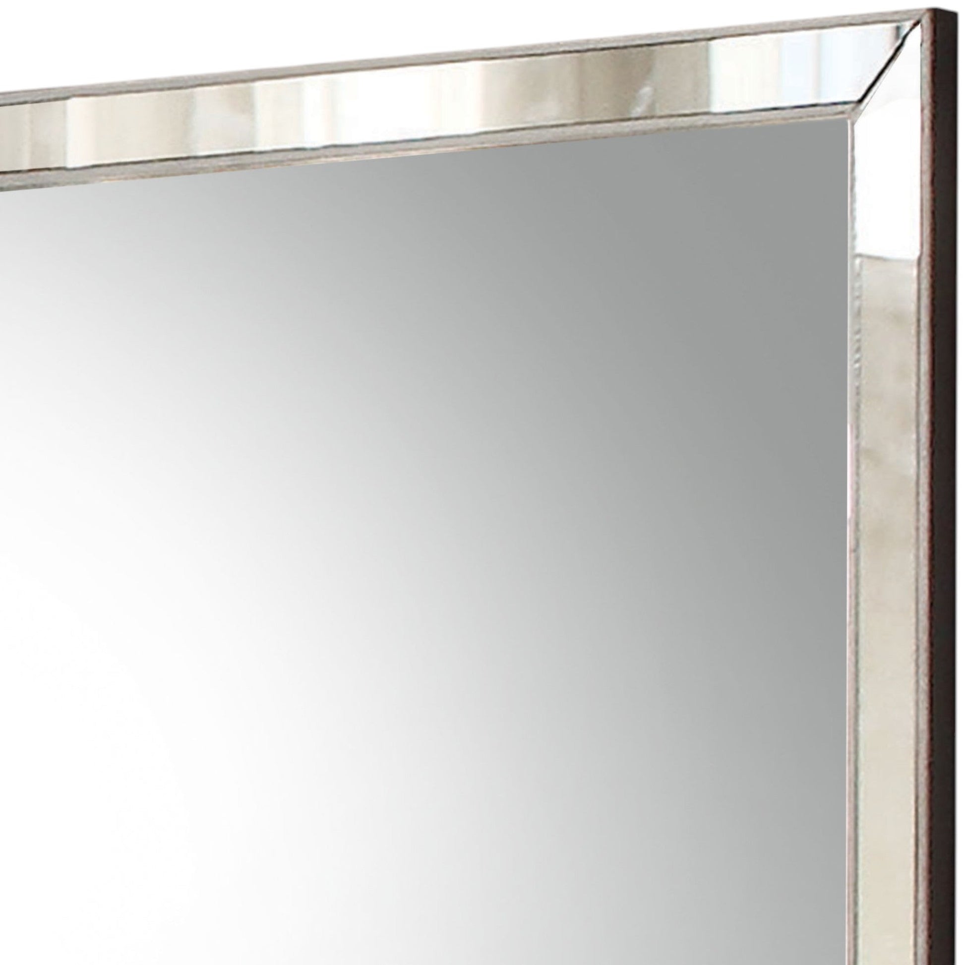 Voeville II Platinum Finish Mirror - 1st Choice Furniture Direct