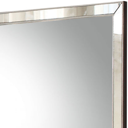 Voeville II Platinum Finish Mirror - 1st Choice Furniture Direct
