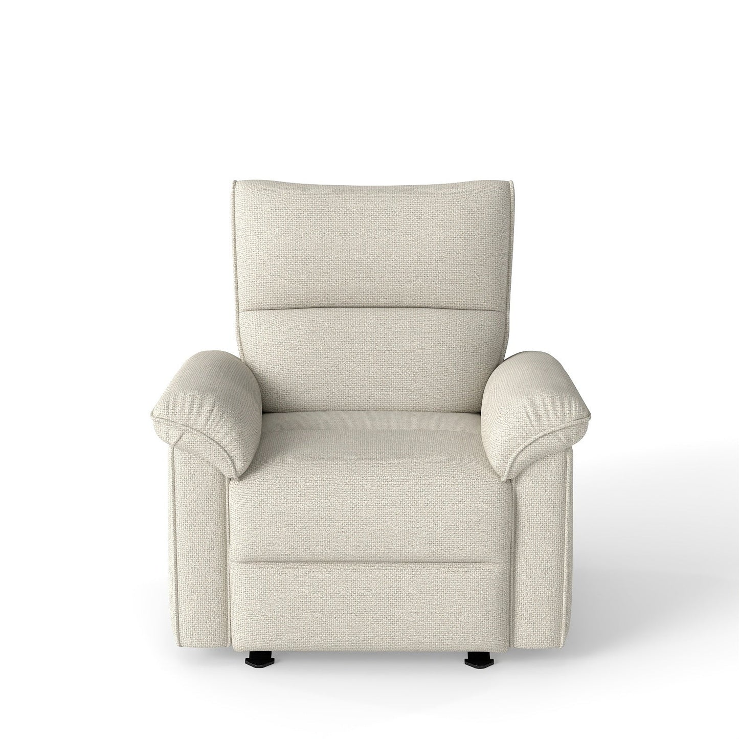 Wall Hugger Recliner,Zero Wall Power Recliner Chair,Electric Recliner for Living Room,Fabric Reclining Armchair for small space,Reclining Sofa for Bedroom/Apartment/RV,USB Port(Type - C) (Beige - gray) - 1st Choice Furniture Direct