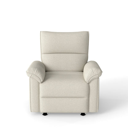Wall Hugger Recliner,Zero Wall Power Recliner Chair,Electric Recliner for Living Room,Fabric Reclining Armchair for small space,Reclining Sofa for Bedroom/Apartment/RV,USB Port(Type - C) (Beige - gray) - 1st Choice Furniture Direct