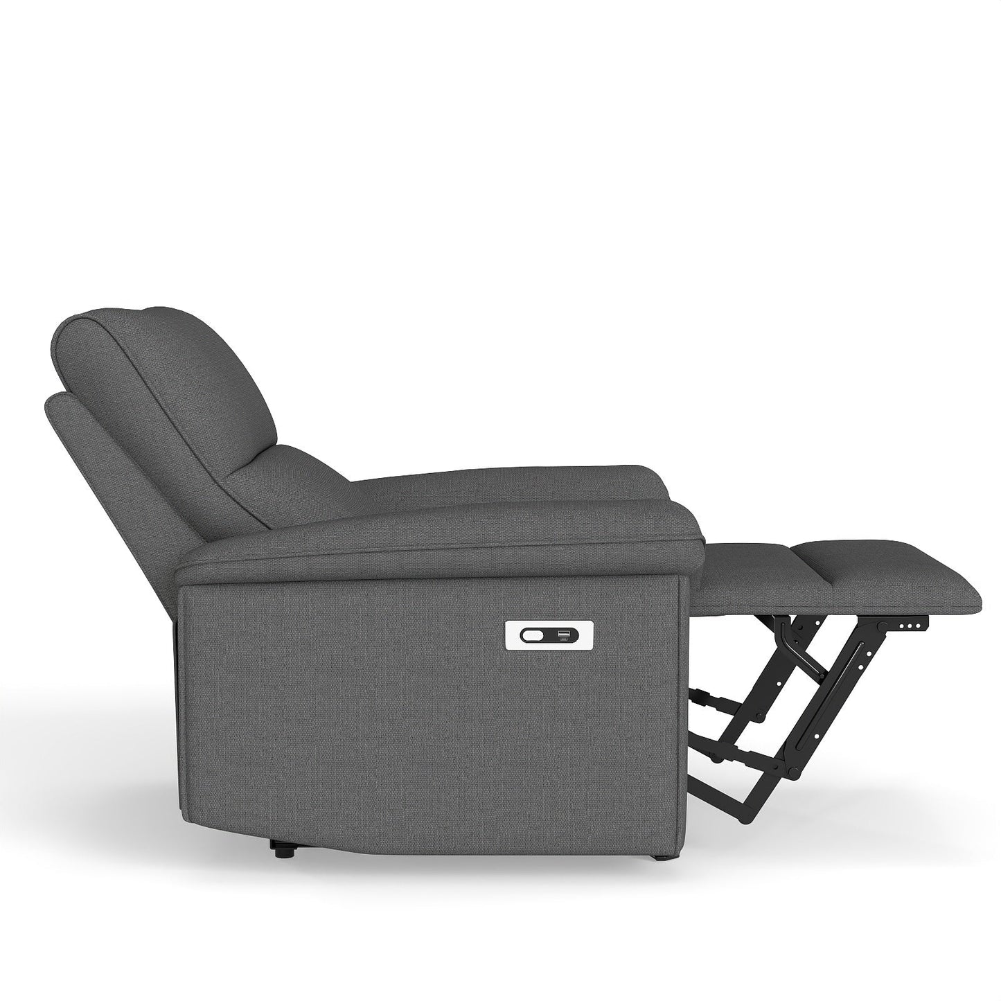 Wall Hugger Recliner,Zero Wall Power Recliner Chair,Electric Recliner for Living Room,Fabric Reclining Armchair for small space,Reclining Sofa for Bedroom/Apartment/RV,USB Port(Type - C) (Dark Gray) - 1st Choice Furniture Direct
