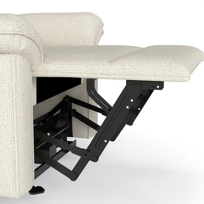 Wall Hugger Recliner,Zero Wall Power Recliner Chair,Electric Recliner for Living Room,Fabric Reclining Armchair for small space,Reclining Sofa for Bedroom/Apartment/RV,USB Port(Type - C) (Beige - gray) - 1st Choice Furniture Direct