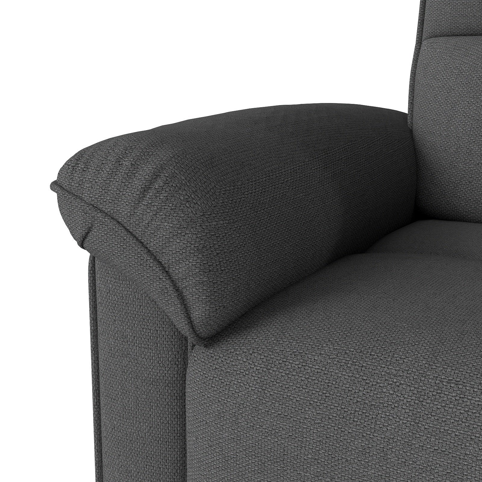 Wall Hugger Recliner,Zero Wall Power Recliner Chair,Electric Recliner for Living Room,Fabric Reclining Armchair for small space,Reclining Sofa for Bedroom/Apartment/RV,USB Port(Type - C) (Dark Gray) - 1st Choice Furniture Direct