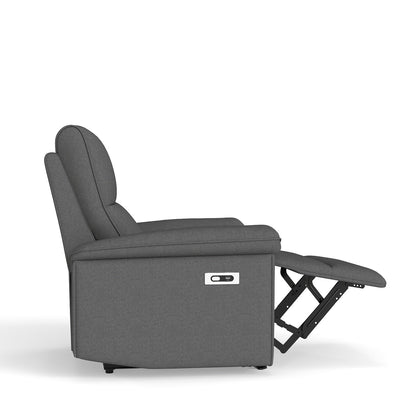 Wall Hugger Recliner,Zero Wall Power Recliner Chair,Electric Recliner for Living Room,Fabric Reclining Armchair for small space,Reclining Sofa for Bedroom/Apartment/RV,USB Port(Type - C) (Dark Gray) - 1st Choice Furniture Direct