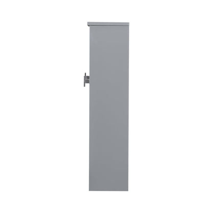 Wall Mounted Mirror Medicine Cabinet with Storage – Grey Bathroom Cabinet - 1st Choice Furniture Direct