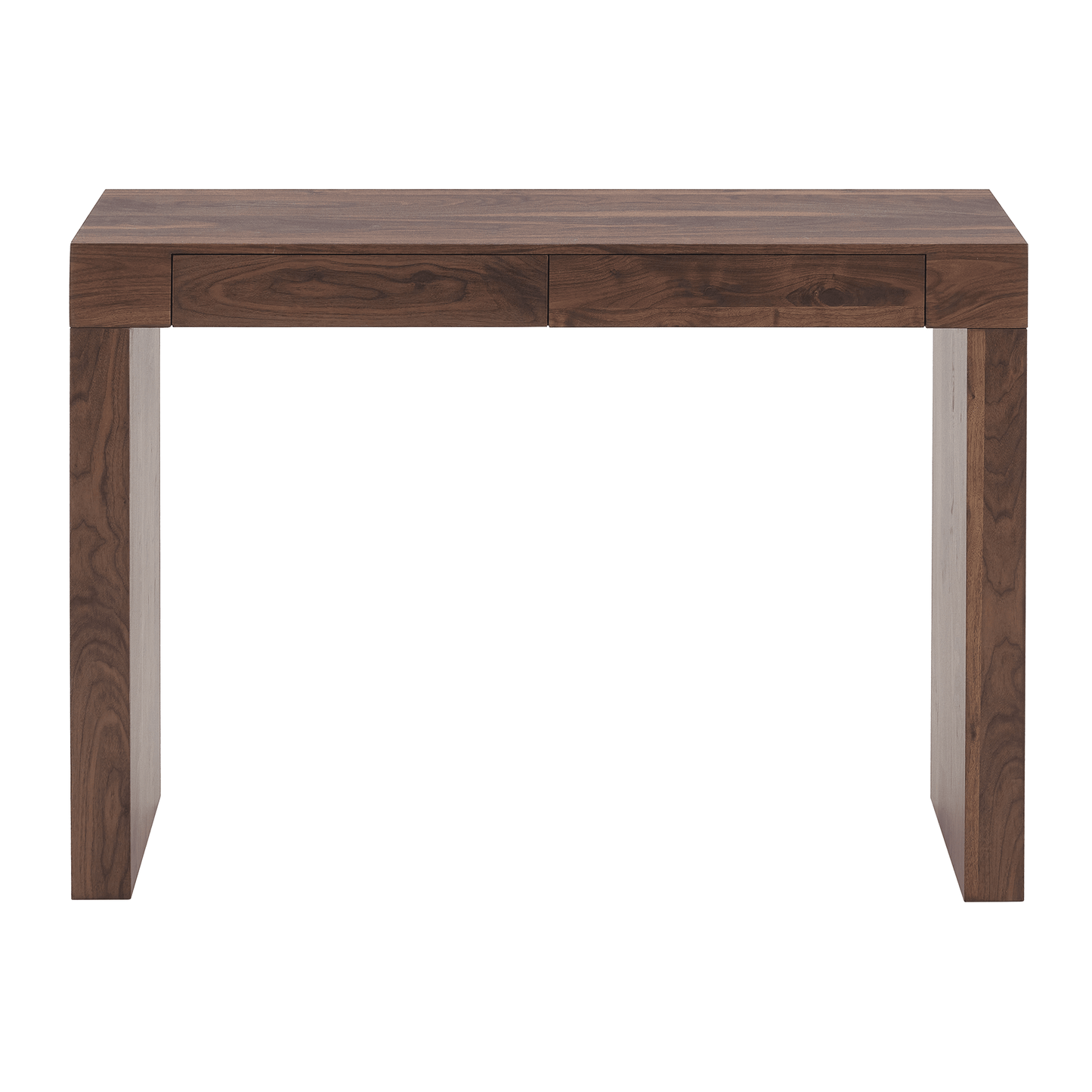 Walnut Bar Table with Storage Drawers | Modern Console Table - 1st Choice Furniture Direct