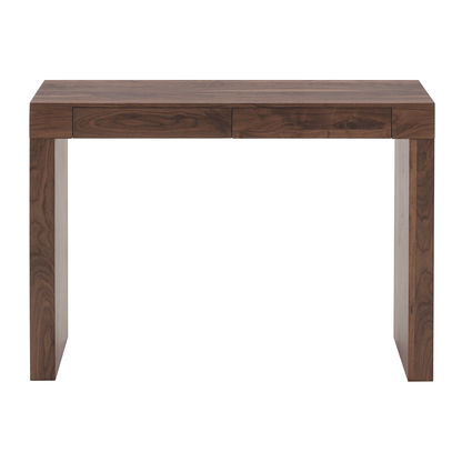 Walnut Bar Table with Storage Drawers | Modern Console Table - 1st Choice Furniture Direct