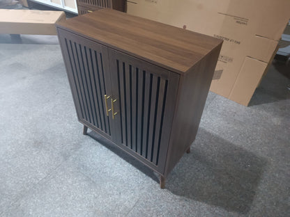 Walnut Farmhouse Storage Cabinet | Sideboard Buffet with Shelves - 1st Choice Furniture Direct