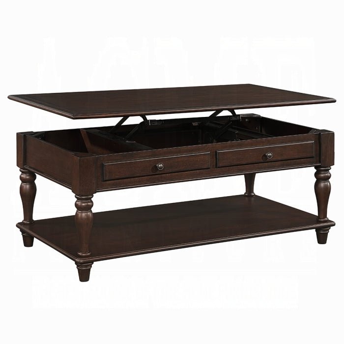 Walnut Lift-Top Coffee Table with Hidden Storage - 1st Choice Furniture Direct