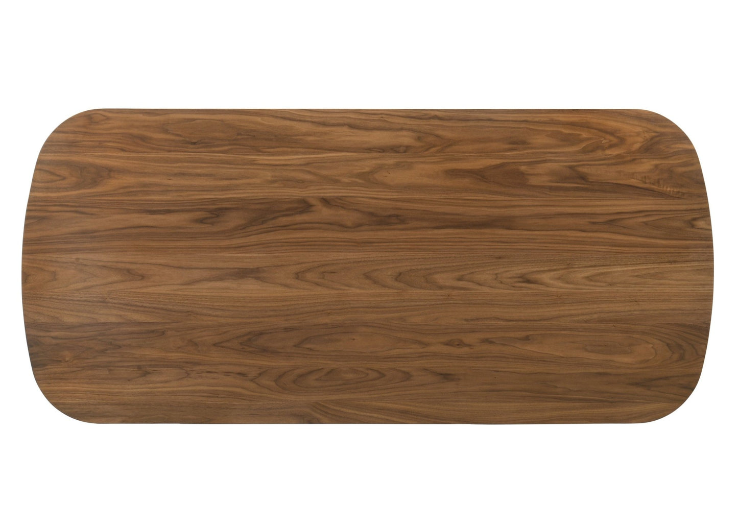 Walnut Solid Rubber Wood Rectangular Dining Table - 1st Choice Furniture Direct