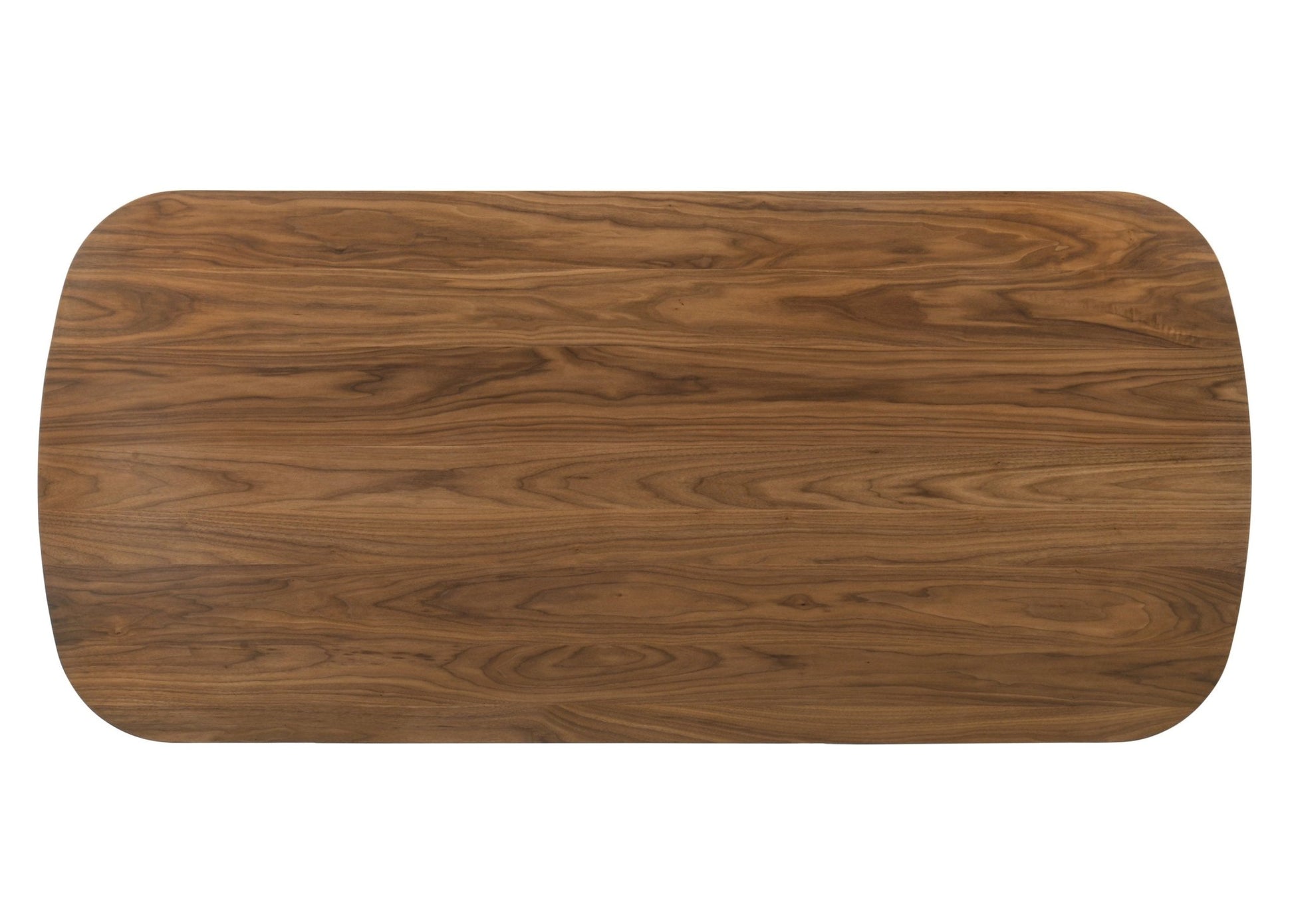 Walnut Solid Rubber Wood Rectangular Dining Table - 1st Choice Furniture Direct