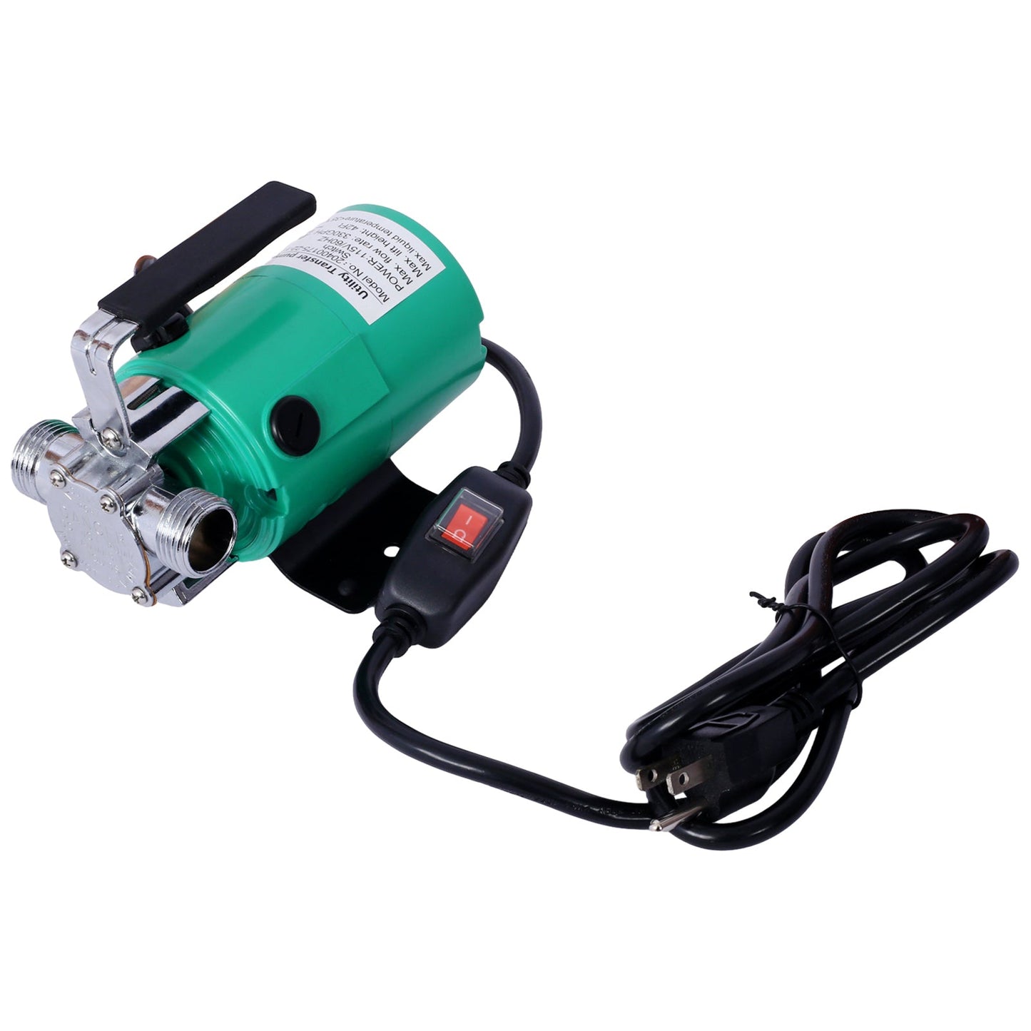 Water Transfer Pump, 115V 330 Gallon Per Hour - Portable Electric Utility Pump with ON/OFF Switch and 6' Water Hose Kit - Remove Water From Garden, Hot Tub, Pool, Aquariums, and More - 1st Choice Furniture Direct
