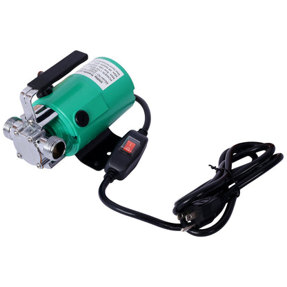 Water Transfer Pump, 115V 330 Gallon Per Hour - Portable Electric Utility Pump with ON/OFF Switch and 6' Water Hose Kit - Remove Water From Garden, Hot Tub, Pool, Aquariums, and More - 1st Choice Furniture Direct