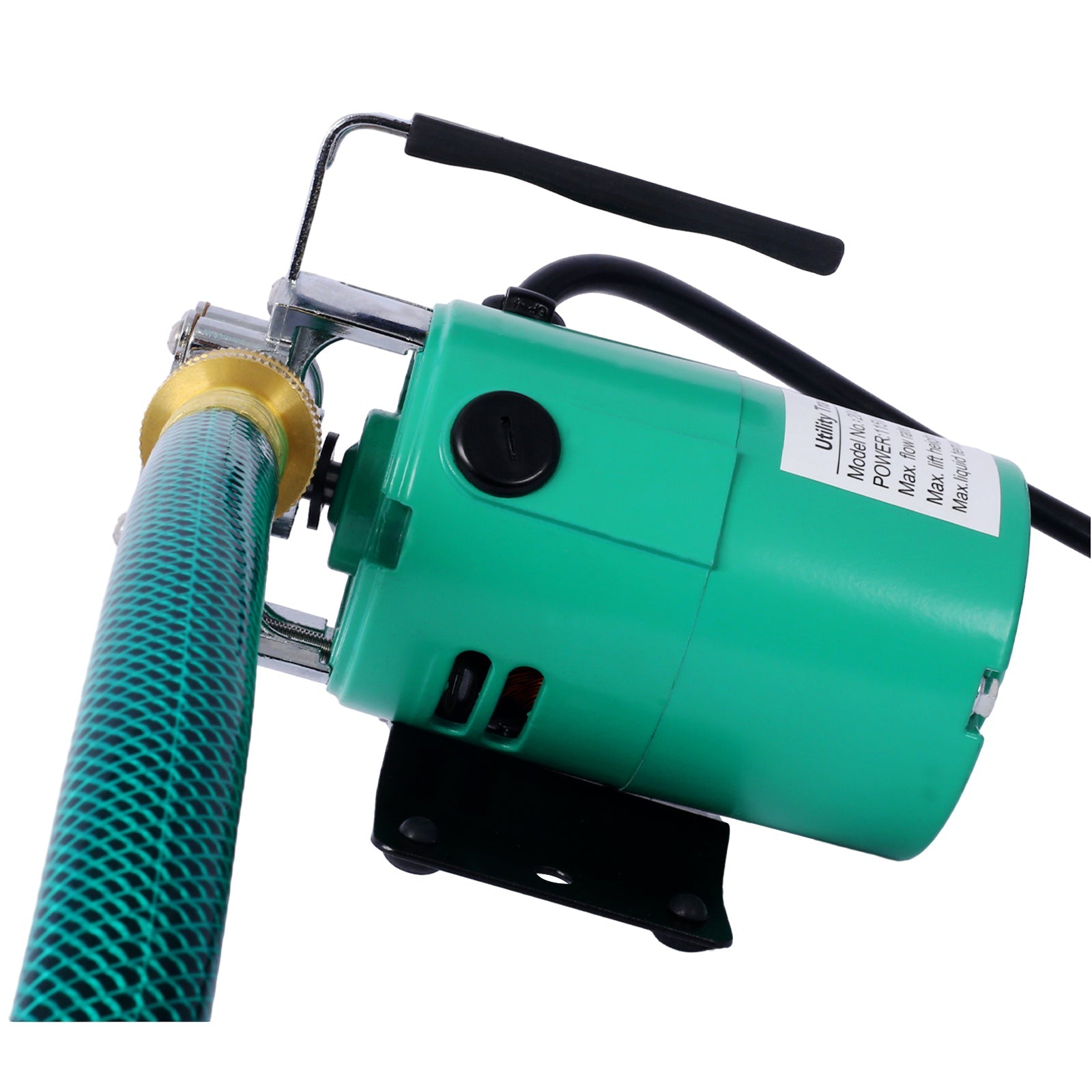 Water Transfer Pump, 115V 330 Gallon Per Hour - Portable Electric Utility Pump with ON/OFF Switch and 6' Water Hose Kit - Remove Water From Garden, Hot Tub, Pool, Aquariums, and More - 1st Choice Furniture Direct