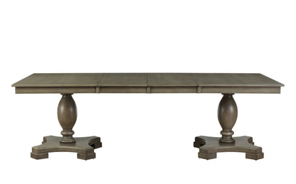 Waylon Gray Oak Finish Dining Table - 1st Choice Furniture Direct