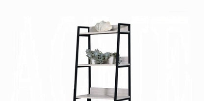 Wendral Natural & Black Finish 16'W Bookshelf - 1st Choice Furniture Direct