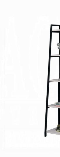Wendral Natural & Black Finish 16'W Bookshelf - 1st Choice Furniture Direct