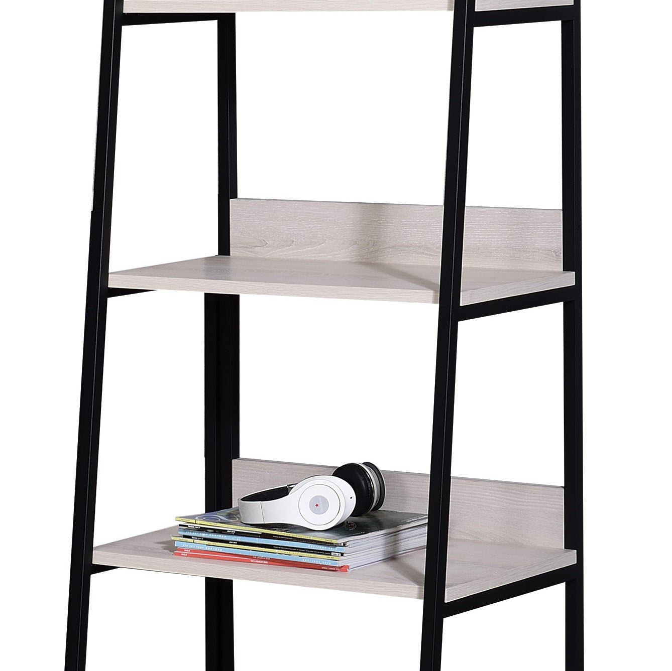 Wendral Natural & Black Finish 24'W Bookshelf - 1st Choice Furniture Direct